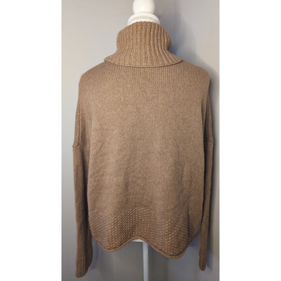 Madewell cozy fall Sadler turtleneck knit sweater  lg - Picture 4 of 9